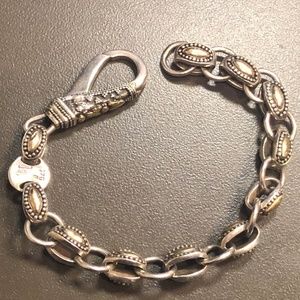John Hardy 18K and Sterling Silver Fancy Bracelet